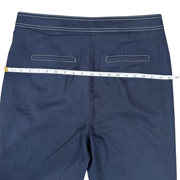 J.Crew High Waisted Peyton Wide Leg Sailor Pants Size 10 EUC Cropped - Picture 8 of 10